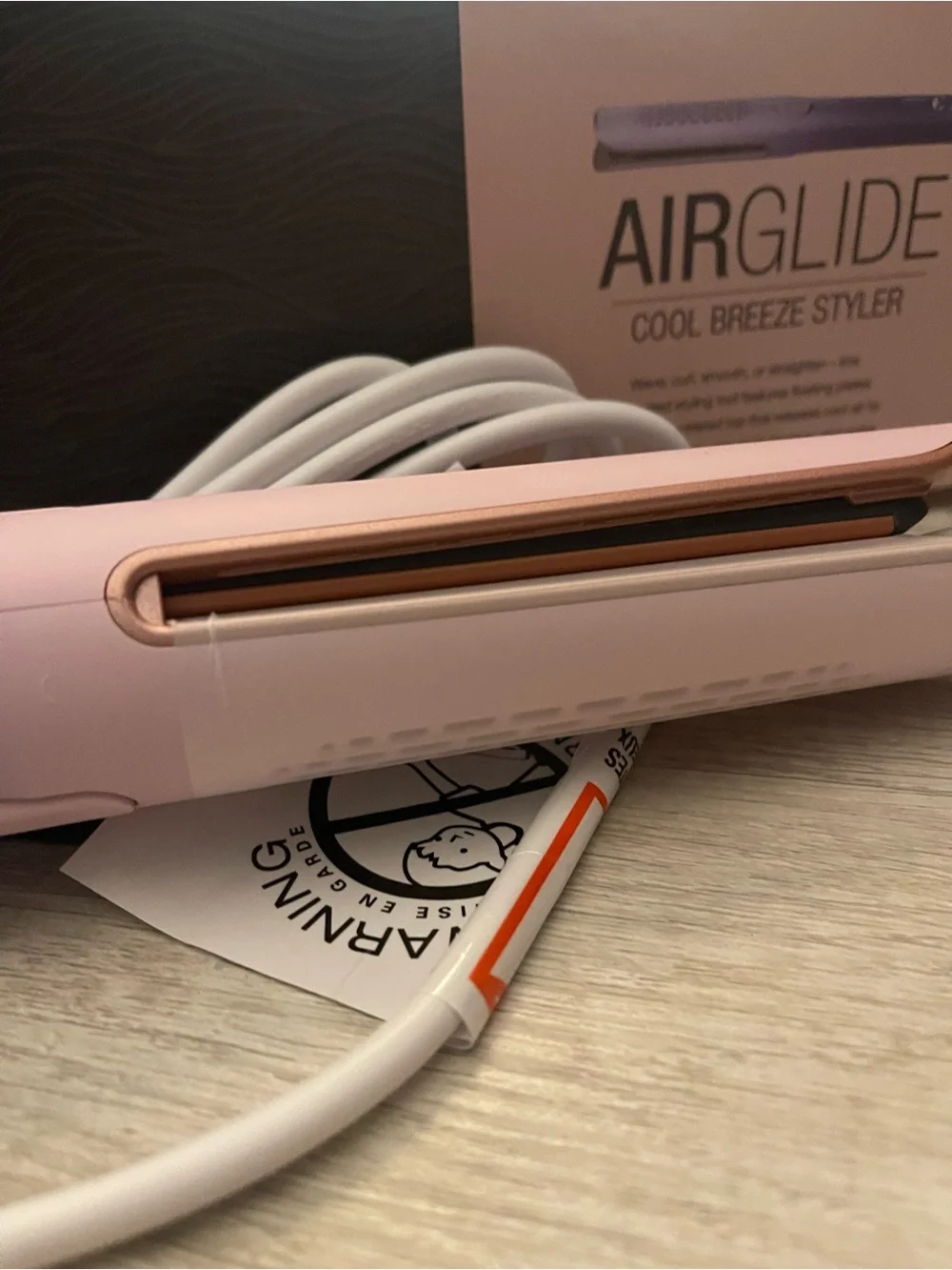 New in Box Calista Air Glide Pink & Purple Hair Styler!